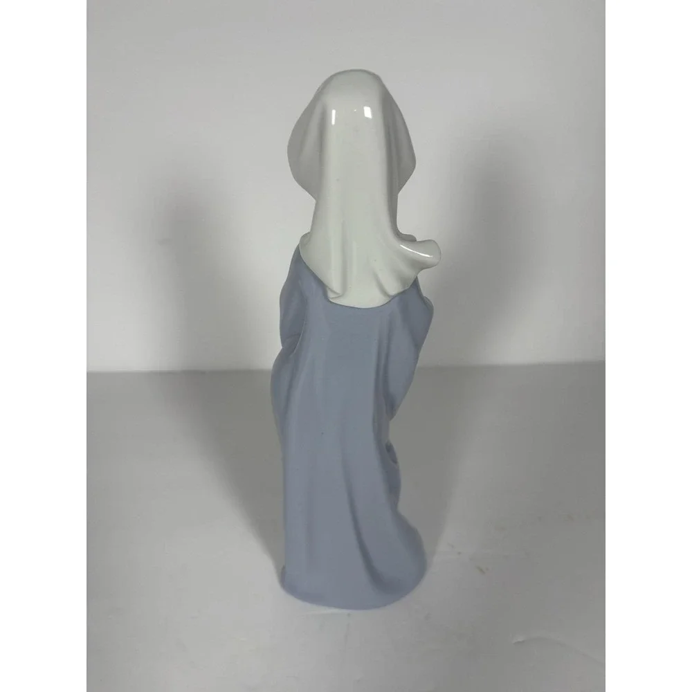 Vintage NAO Lladro #520 Praying Madonna Girl Porcelain Figurine Spain 11